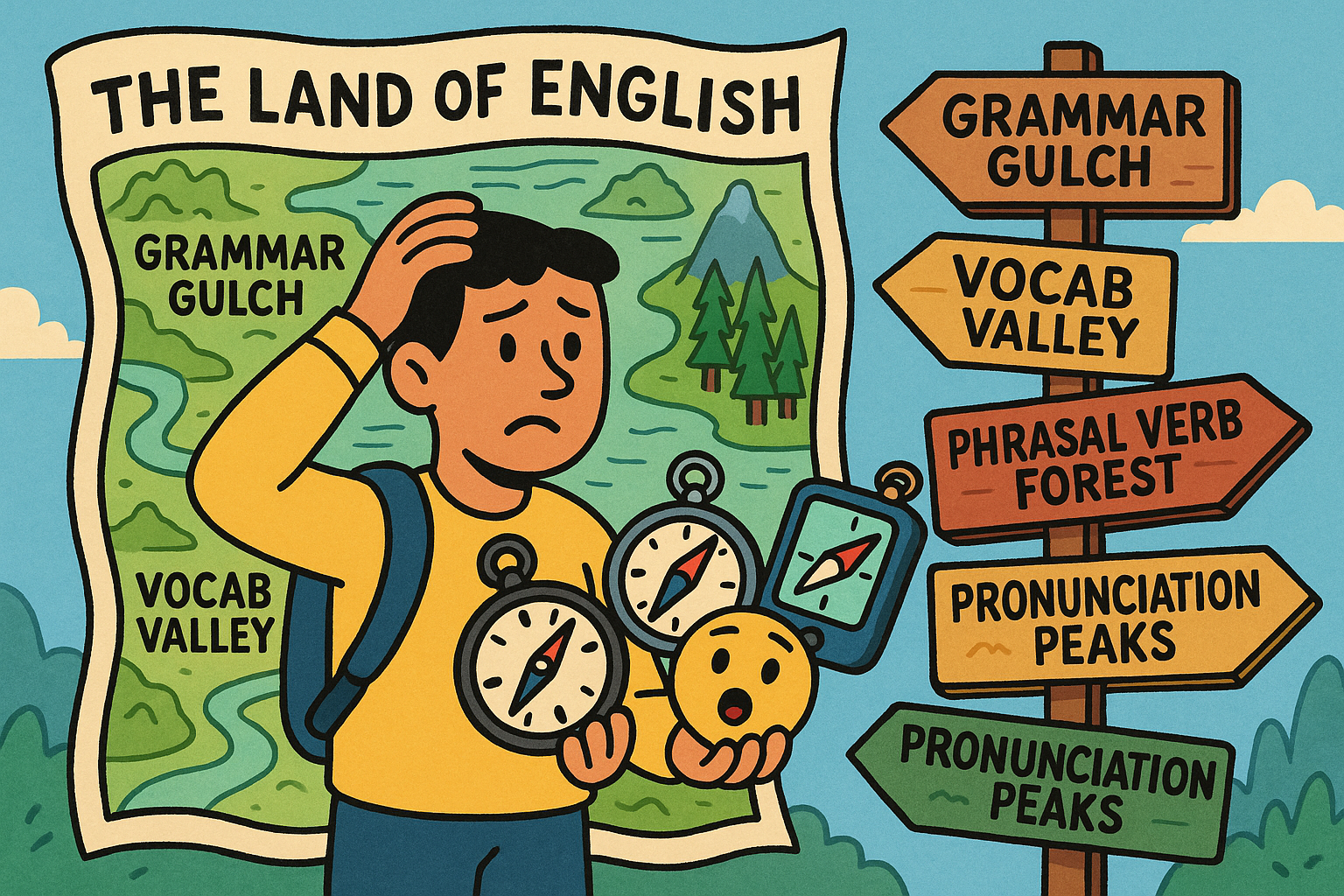 Language as a Map: Why You Are Not Lost; You Are Just Reading the Wrong Compass