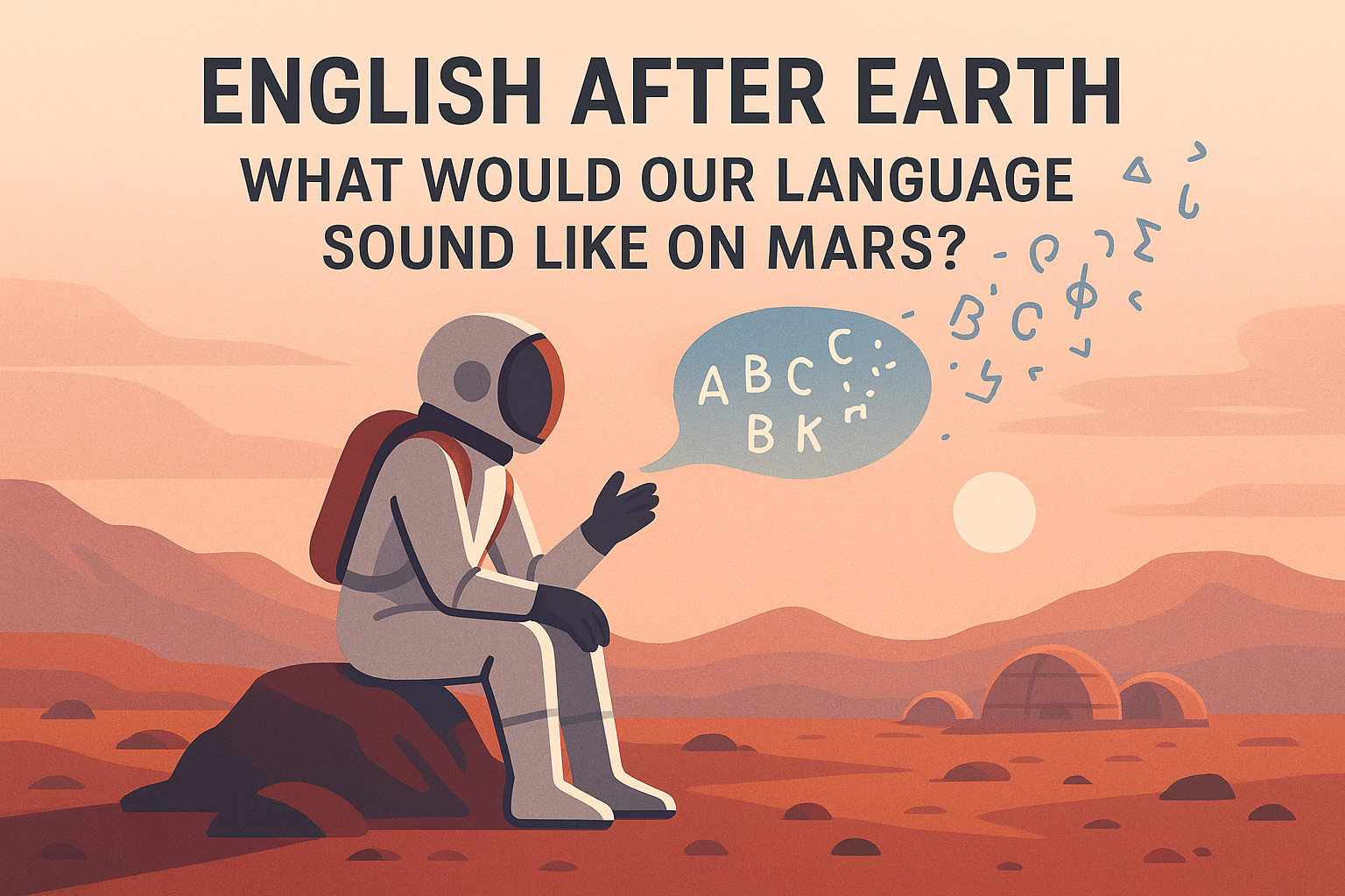 English After Earth: What Would Our Language Sound Like on Mars?